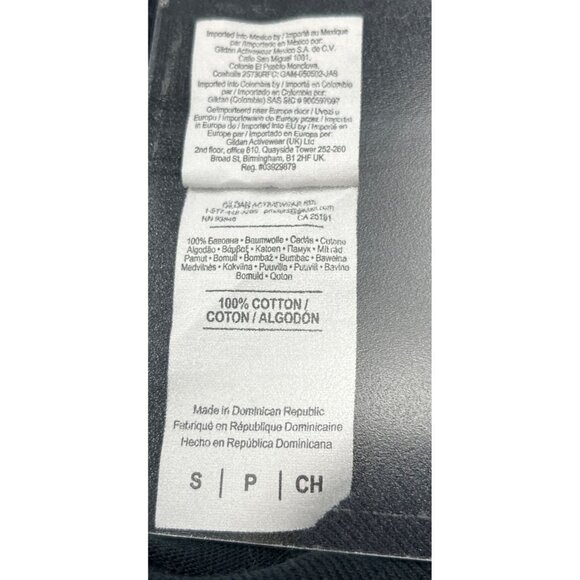 UTD Black Graphic Tee By Gildan Ultra Cotton Mens S 45f - Picture 4 of 4